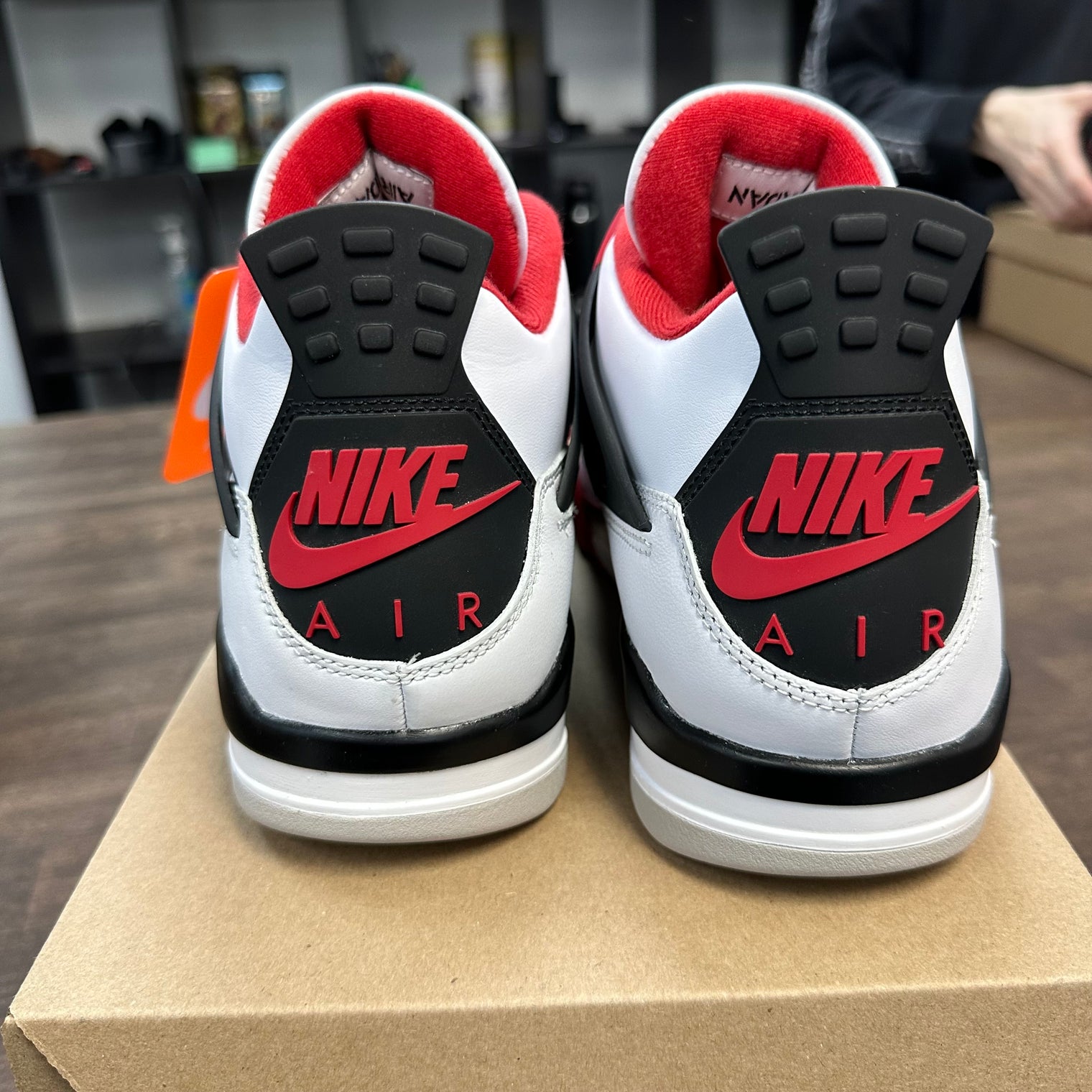 Fire Red Jordan 4 (No Box)
