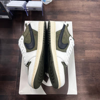 Travis Scott Medium Olive Jordan 1 Low (Lightly Worn)