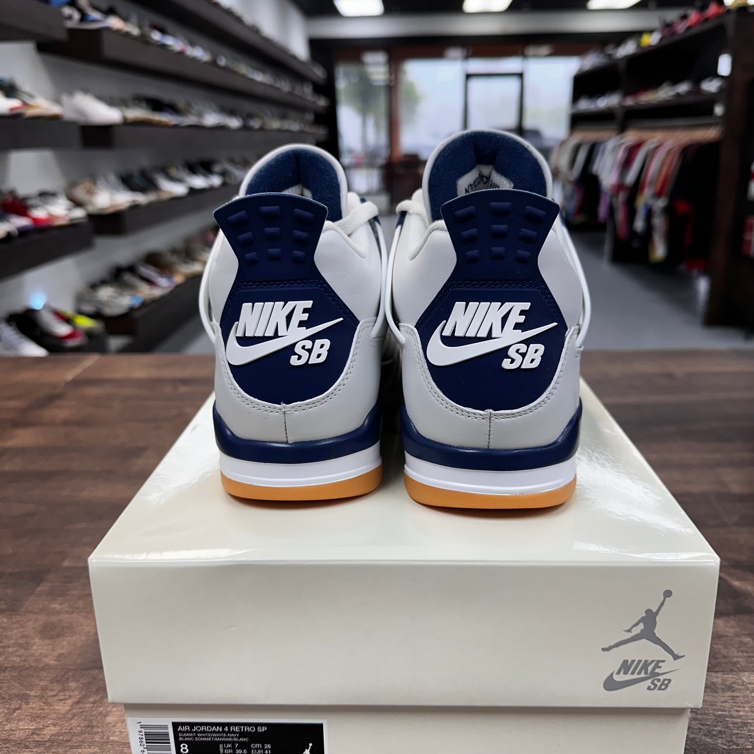 Navy Jordan 4 SB (Lightly Worn)