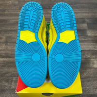 Grateful Dead Bears Opti Yellow SB Dunk Low (Lightly Worn)