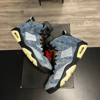 Washed Denim Jordan 6 Retro (USED)