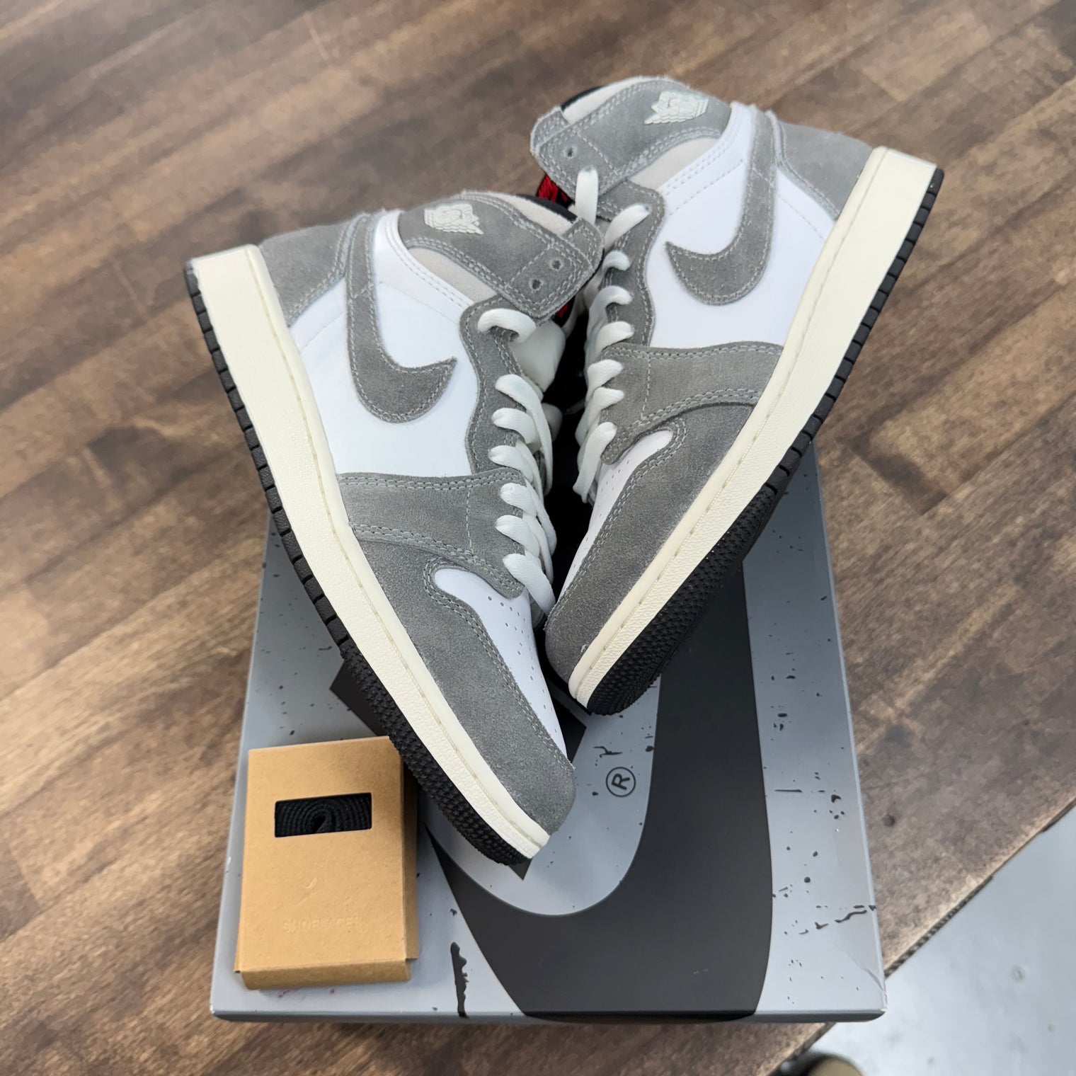 (GS) Washed Black Jordan 1 High (USED)