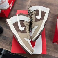 Nike Dunk High Light Chocolate (Men's) (US 8) (Lightly Worn)