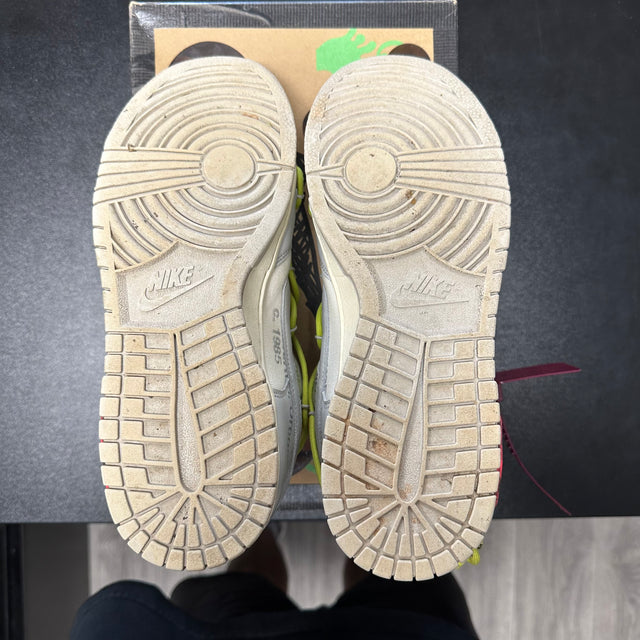 Off White x Nike Dunk Low Lot 8 (Used)