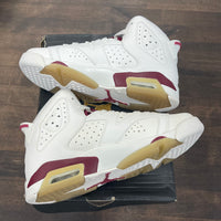 (GS) Maroon Jordan 6 (USED)