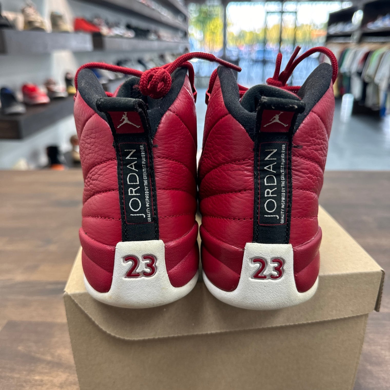 Gym Red Jordan 12 (GS) (USED, no box)