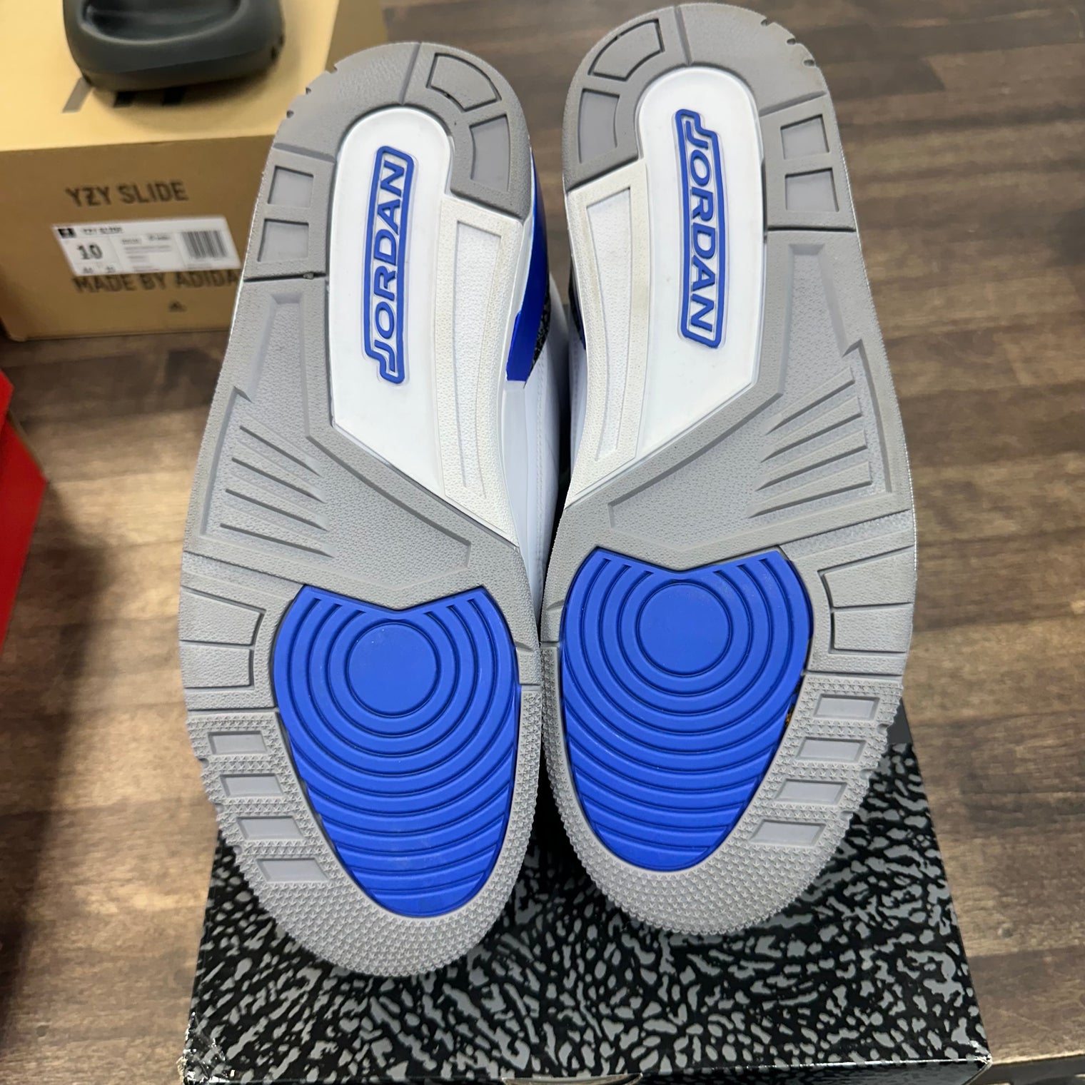 Racer Blue Jordan 3 (USED)