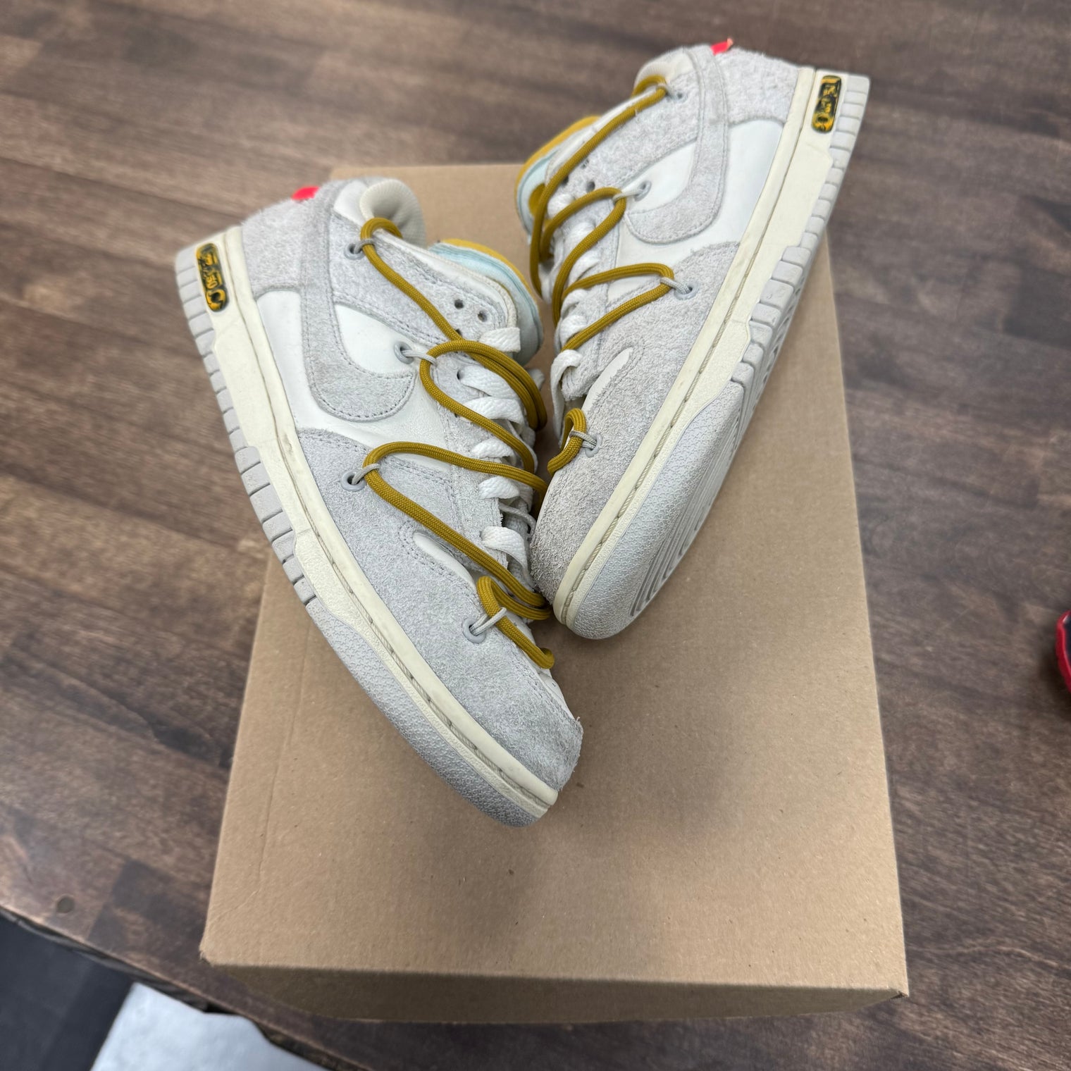 Lot 37 of 50 Off-White Dunk Low (USED,No Box)