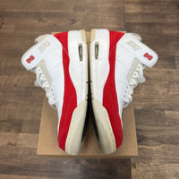 Tinker University Red Jordan 3 Retro (USED, No Box, No Insoles)