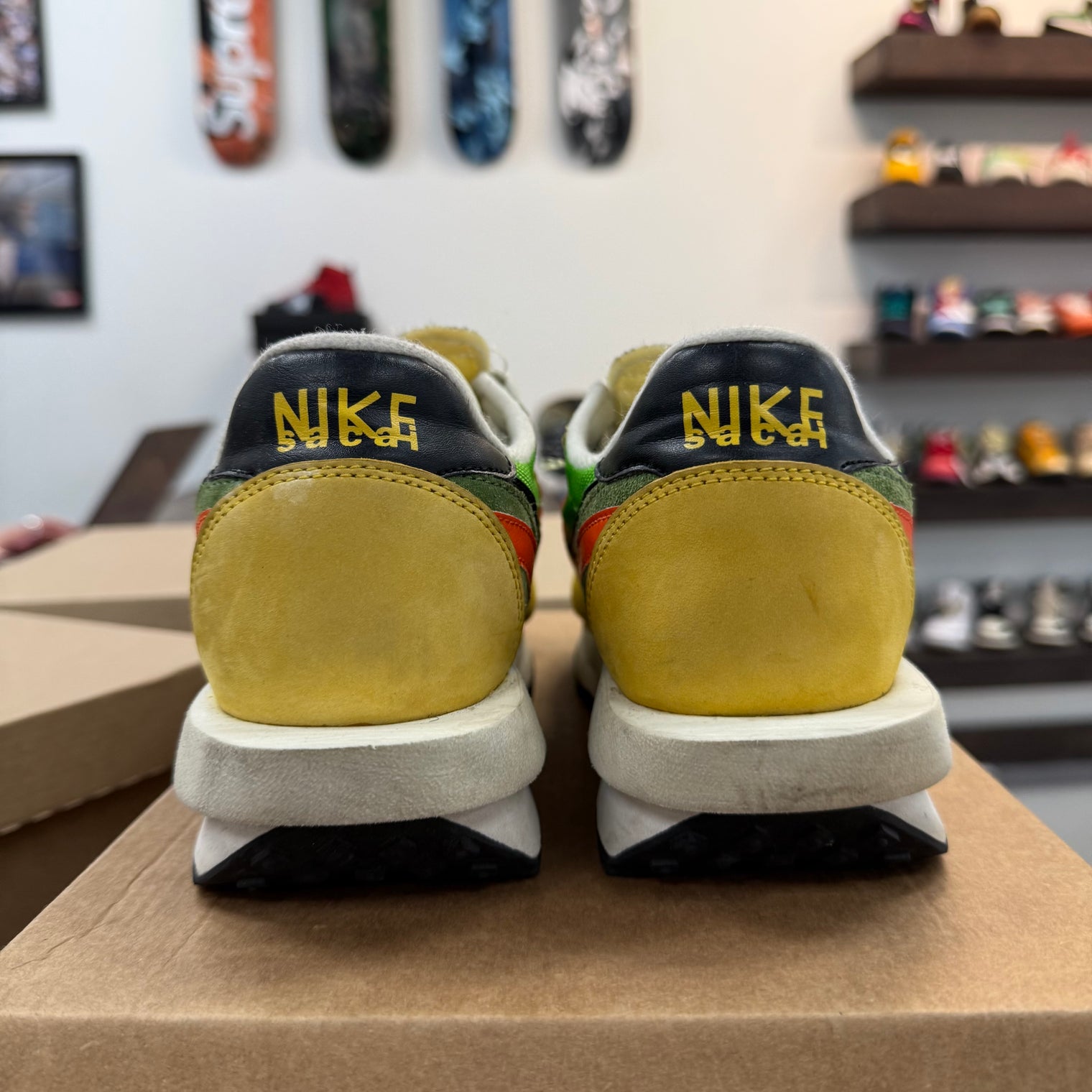 Sacai Green Dust LD Waffle (USED,No Box)