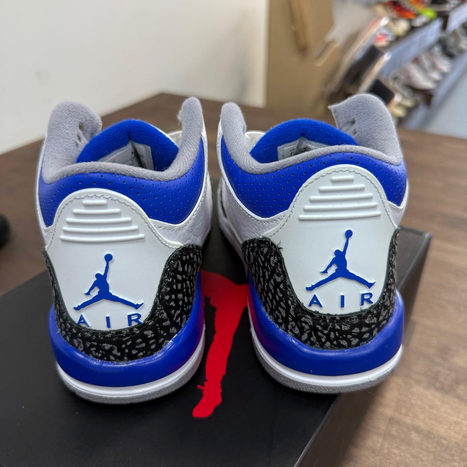 (GS) Racer Blue Jordan 3 (USED)