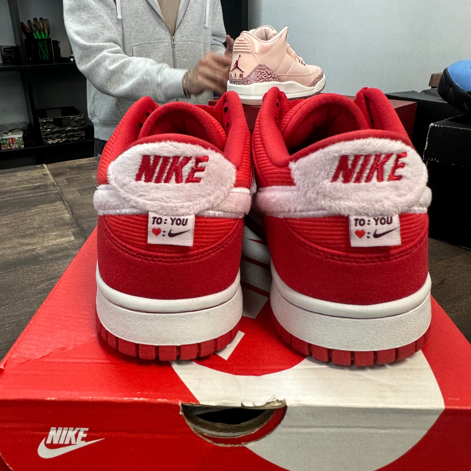 Valentines Day Dunk Low (GS) (USED)