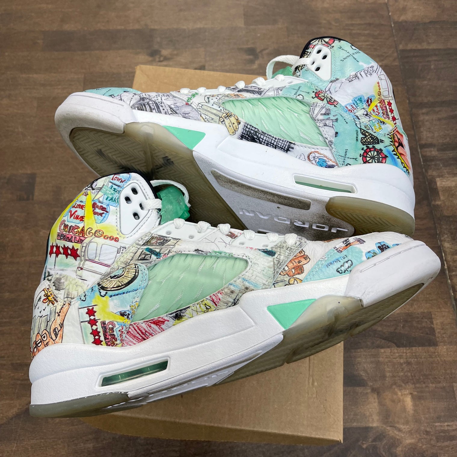 Wings Jordan 5 2018 (USED, No Box)