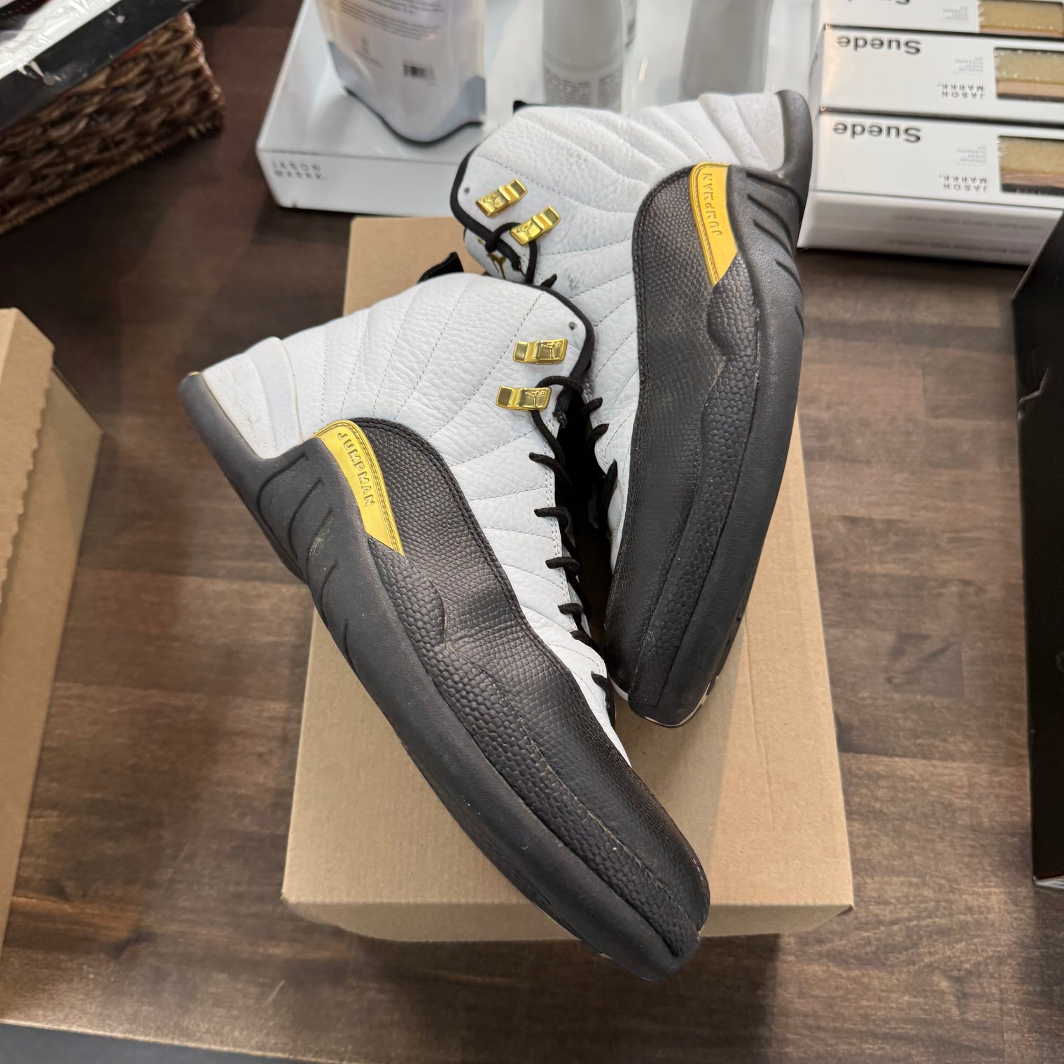 Royalty Taxi Jordan 12 (USED, No Box)