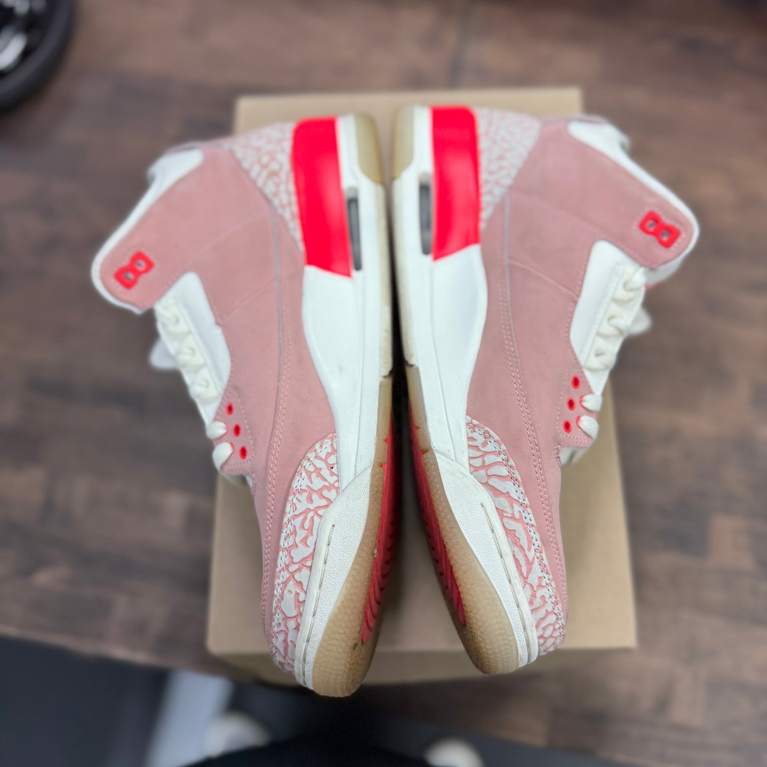 Rust Pink Jordan 3 Retro (Women’s) (USED, No Box)