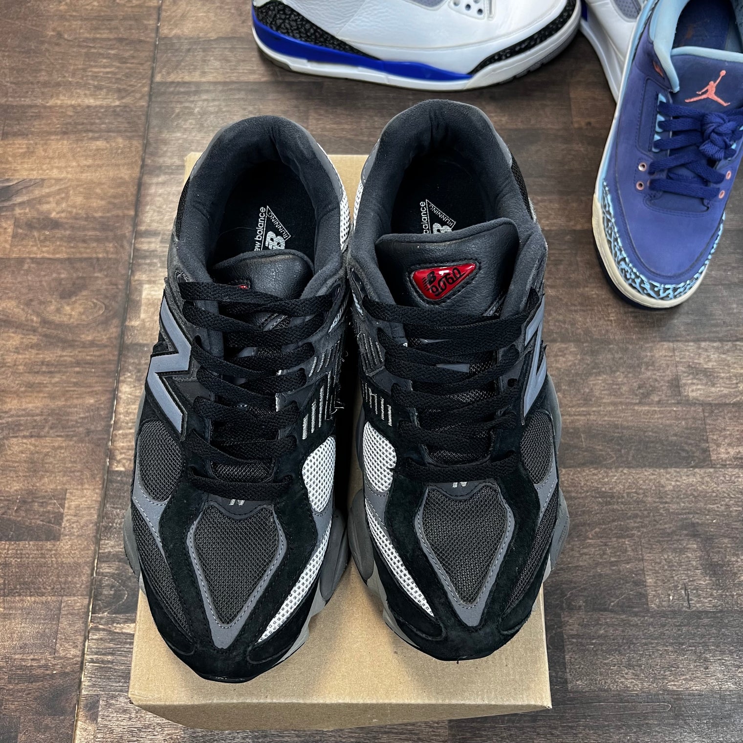 Castlerock Black New Balance 9060 (USED, No Box)