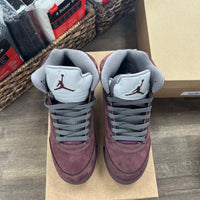 Jordan 5 Retro Burgundy (2023) (Grade school) (US 7Y) (USED, No Box)