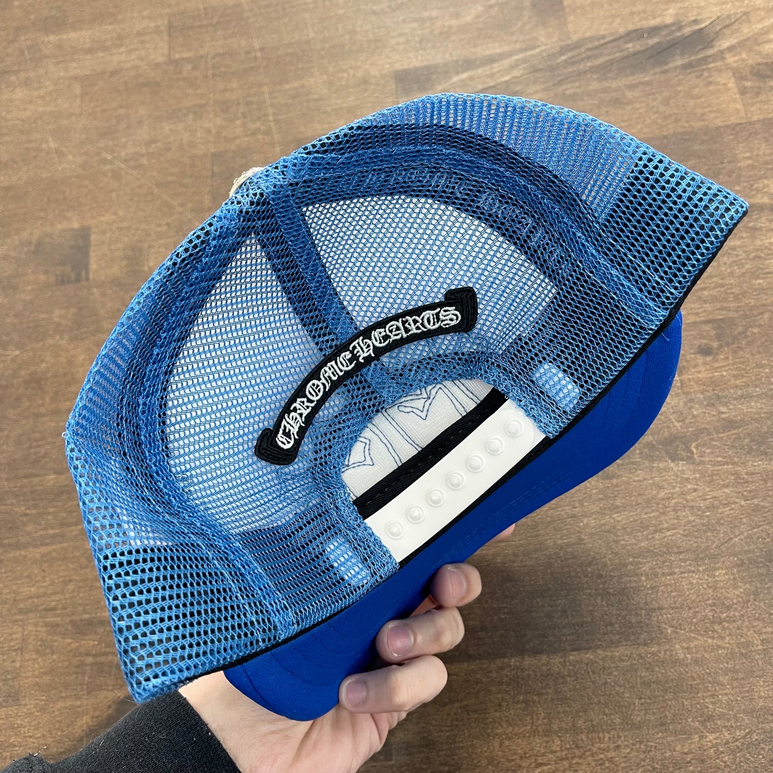 Chrome Hearts Ultra Blue Cemetery Trucker