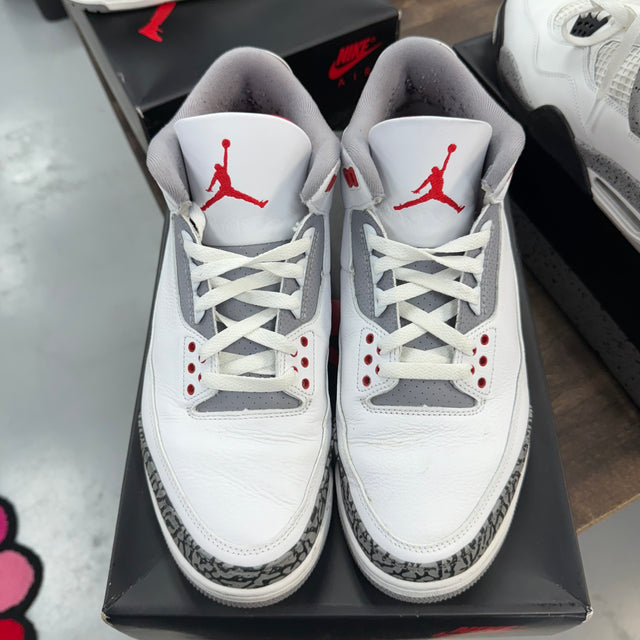 Fire Red Jordan 3 Retro (USED)