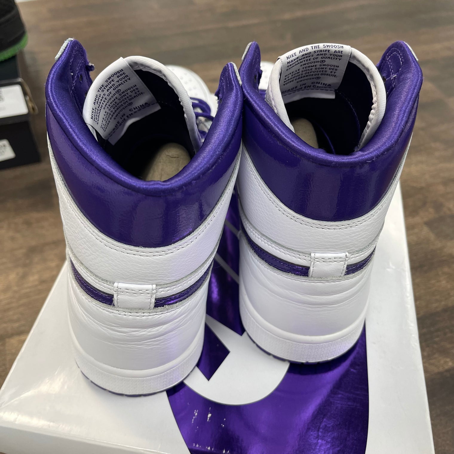 Purple Metallic Jordan 1 High (W) (USED)