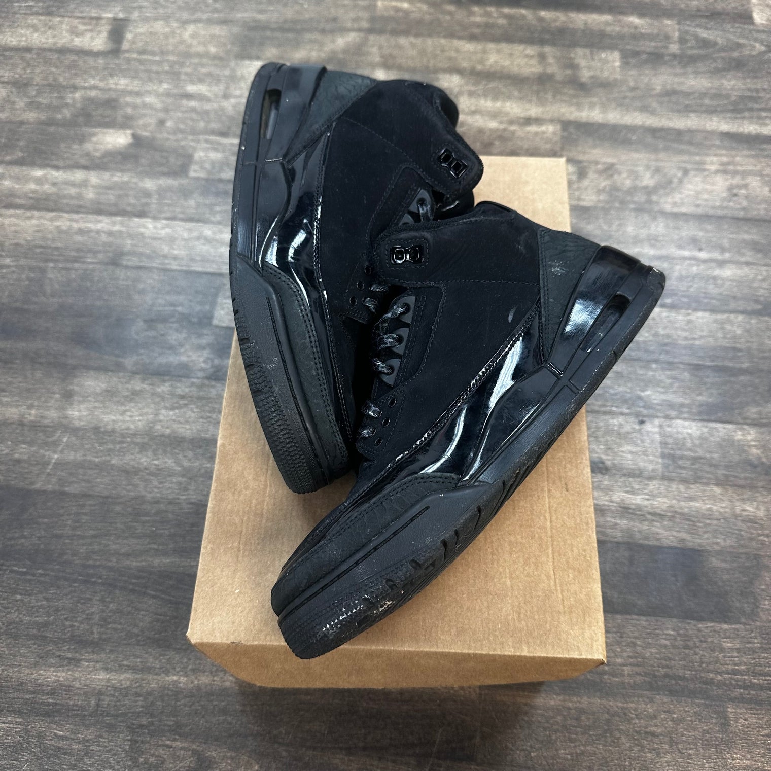 Black Cat Jordan 3 (USED,No Box)