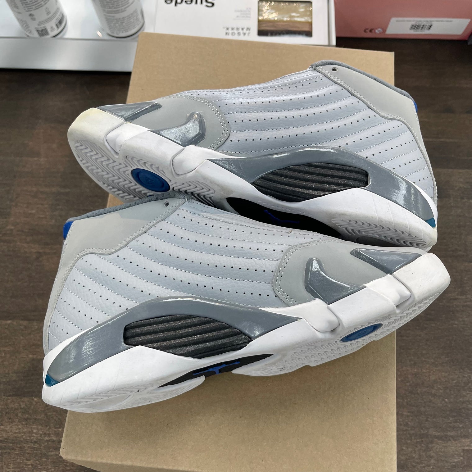 Sport Blue Jordan 14 Retro (GS) (2014) (USED, No Box)