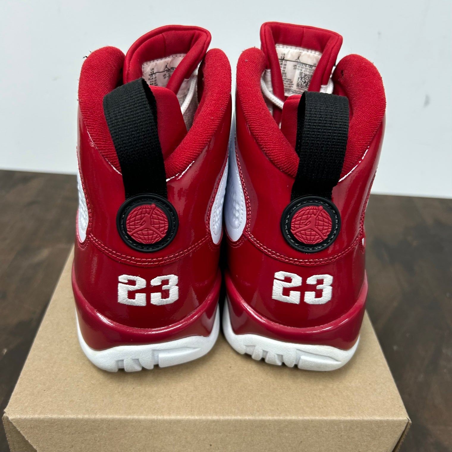 White Gym Red Jordan 9 (Used, No Box)
