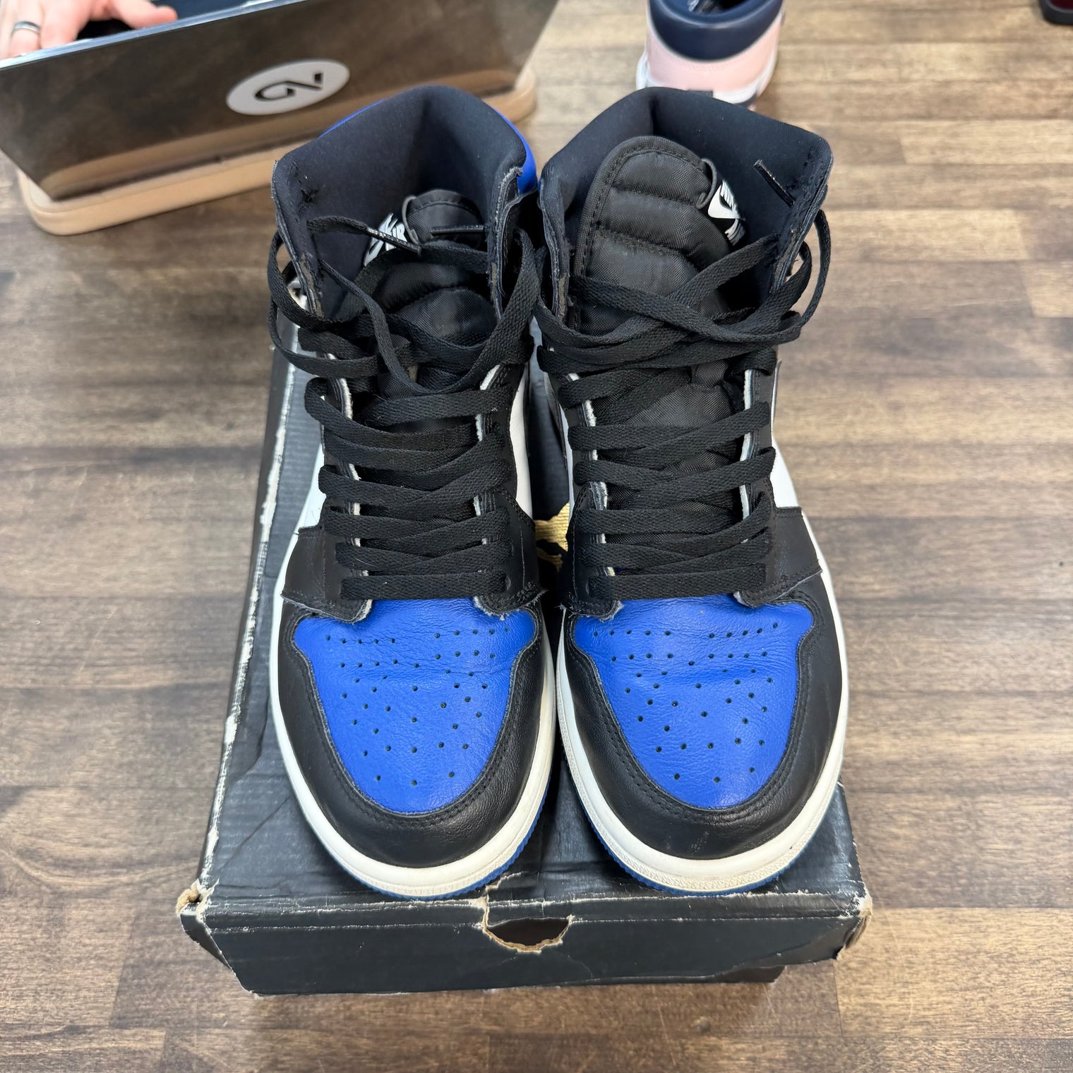Royal Toe Jordan 1 High (USED, Replacement Box)