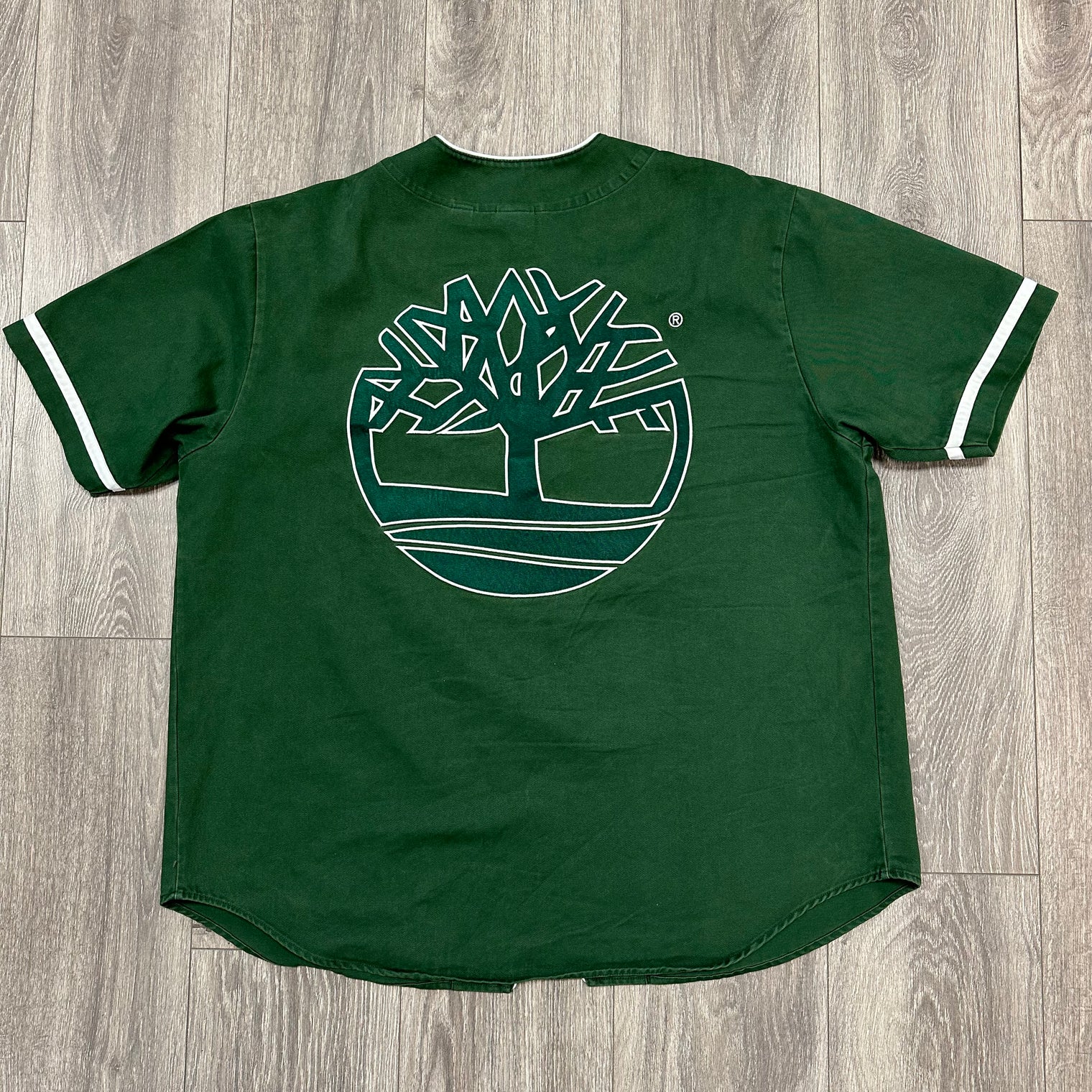 Supreme Timberland Baseball Jersey Green (USED)