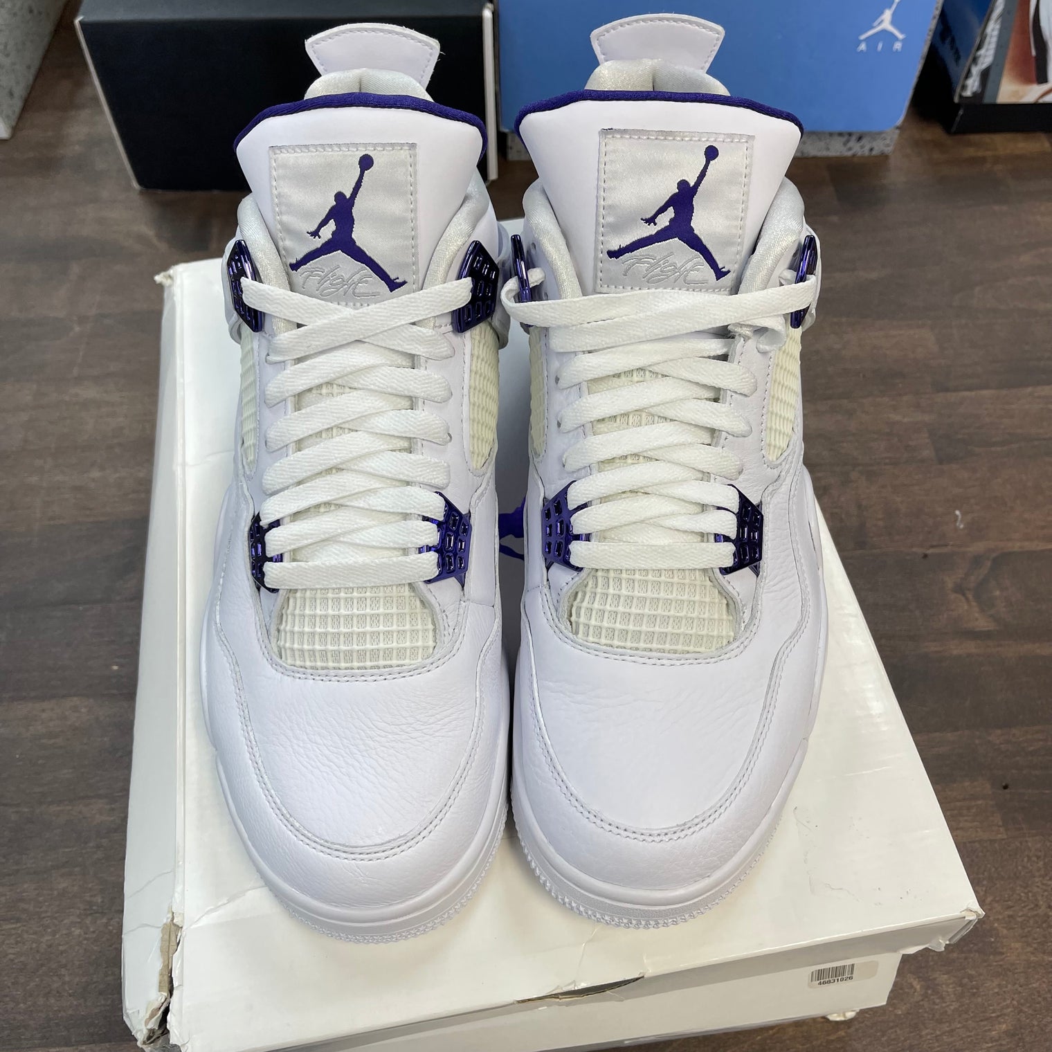Purple Metallic Jordan 4 (USED)