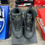Jordan 12 Retro Black Taxi (GS) (USED, No Box) Size 6Y (Pre-Owned) - Image 2