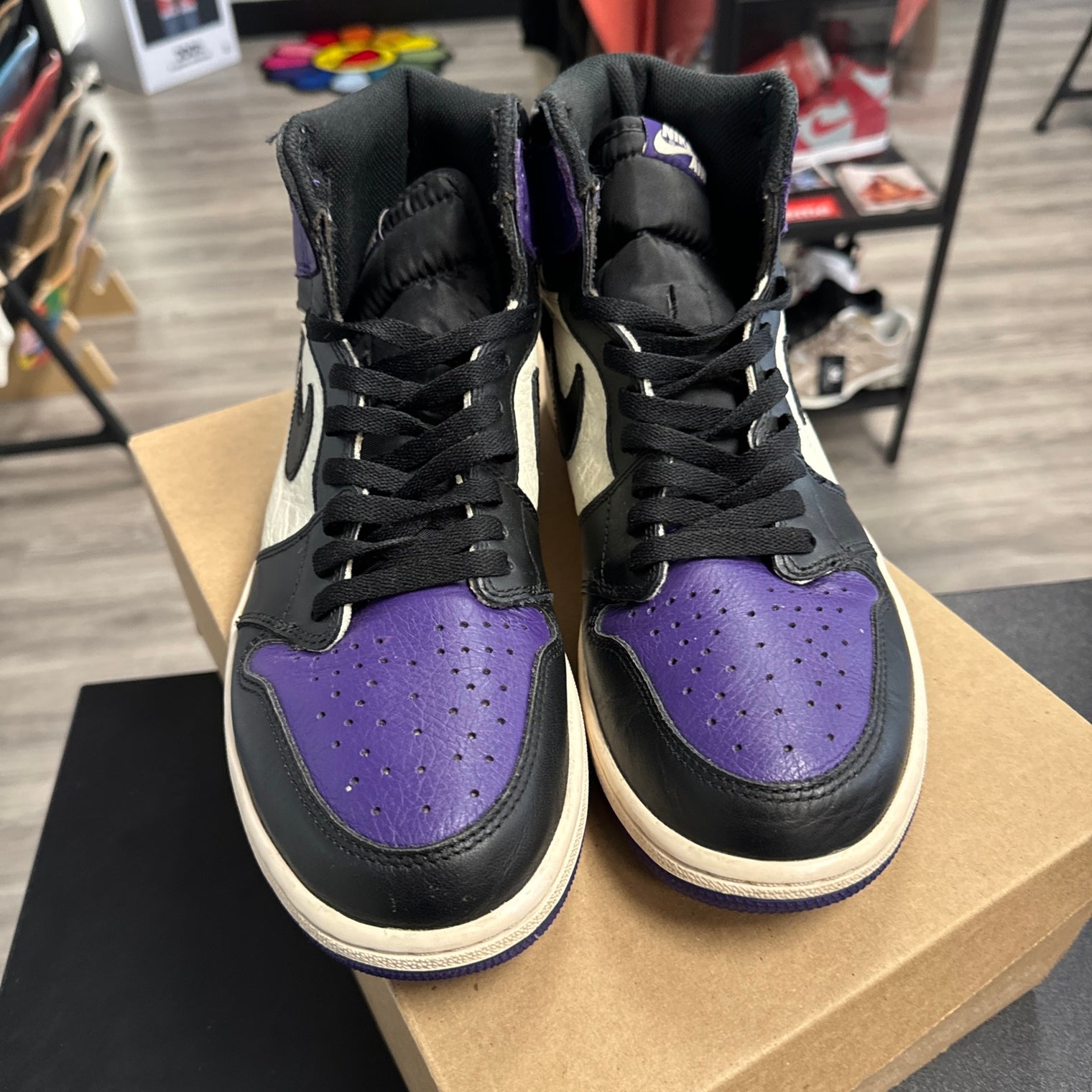 Court Purple Jordan 1 High Retro (2018) (USED;NO BOX)