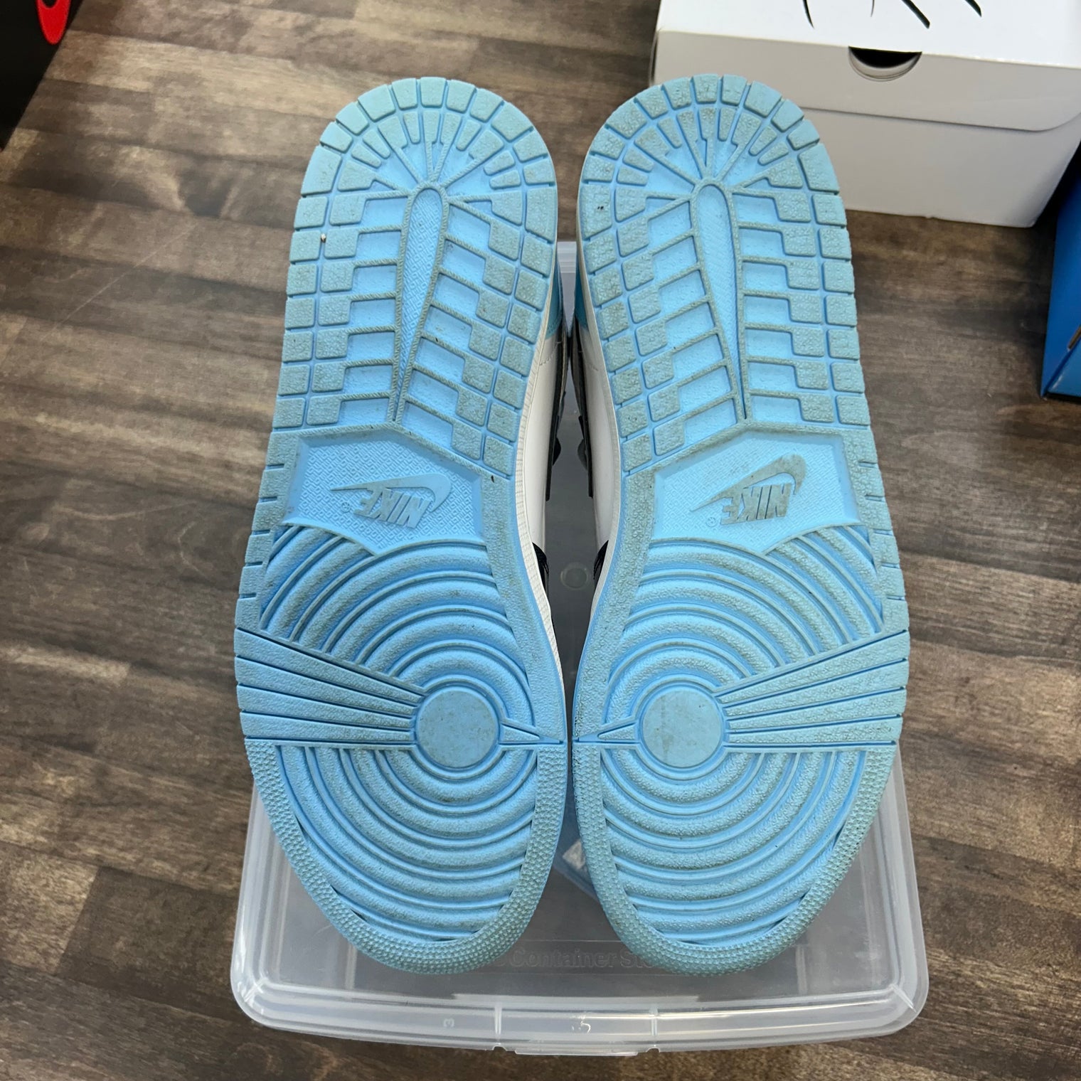 Blue Chill Jordan 1 High (W) (USED, No Box)