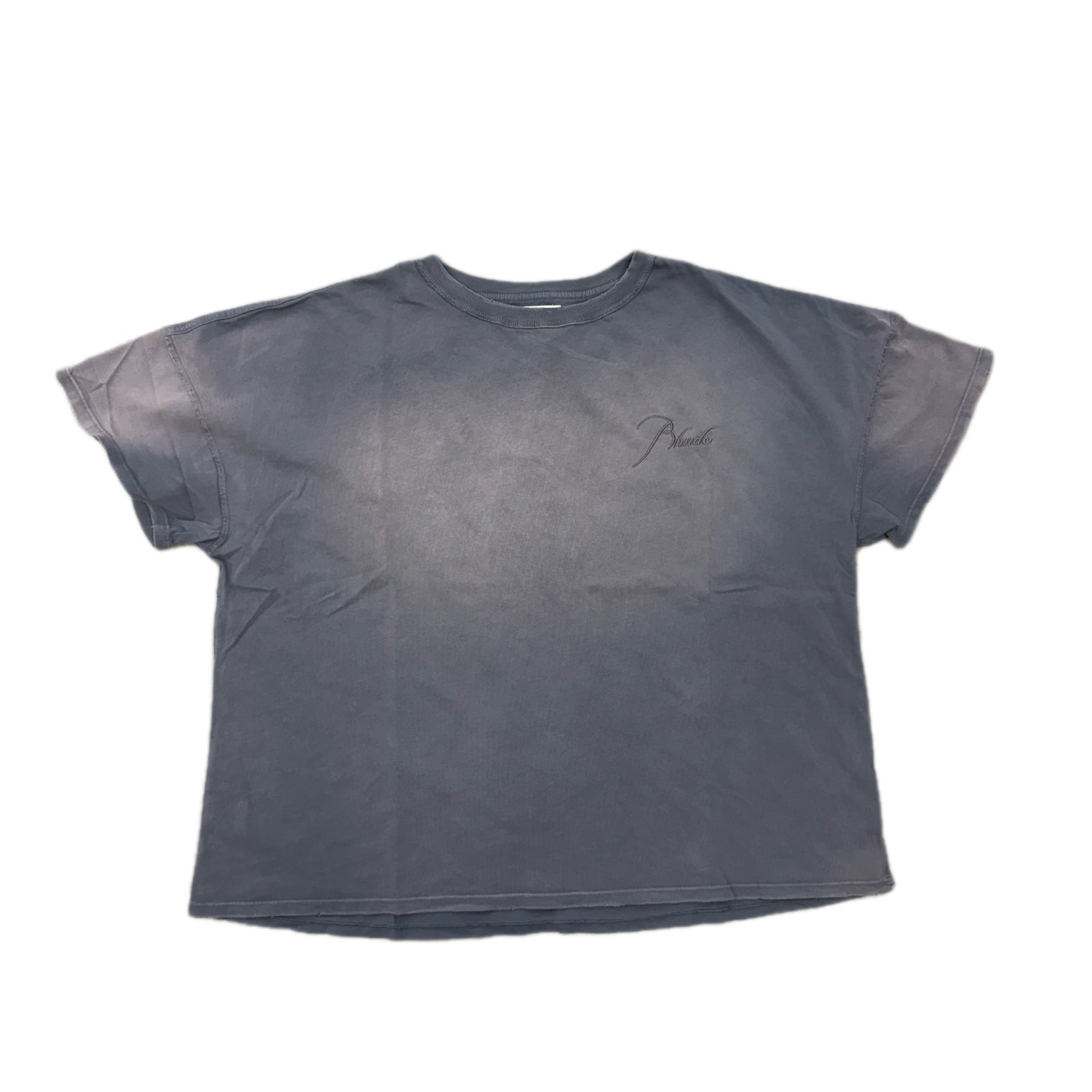 Rhude Script Tee Blue