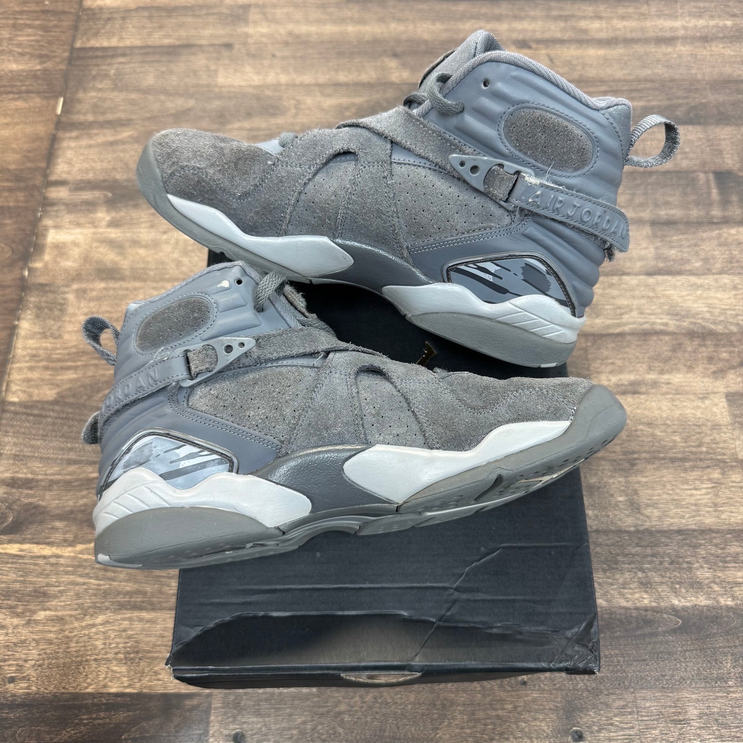 Cool Grey Jordan 8 Retro (GS) (USED)