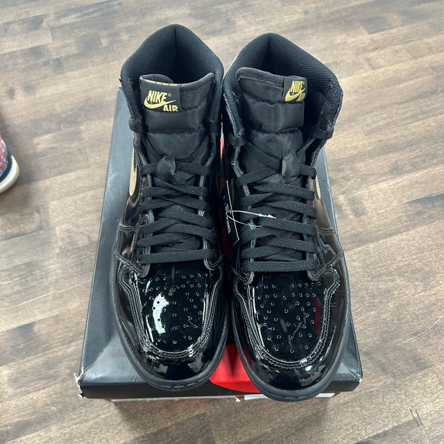 Black Metallic Gold Jordan 1 Retro High (2020) (USED)
