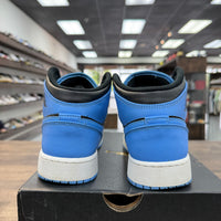 (GS) University Blue Black Jordan 1 Mid (USED)