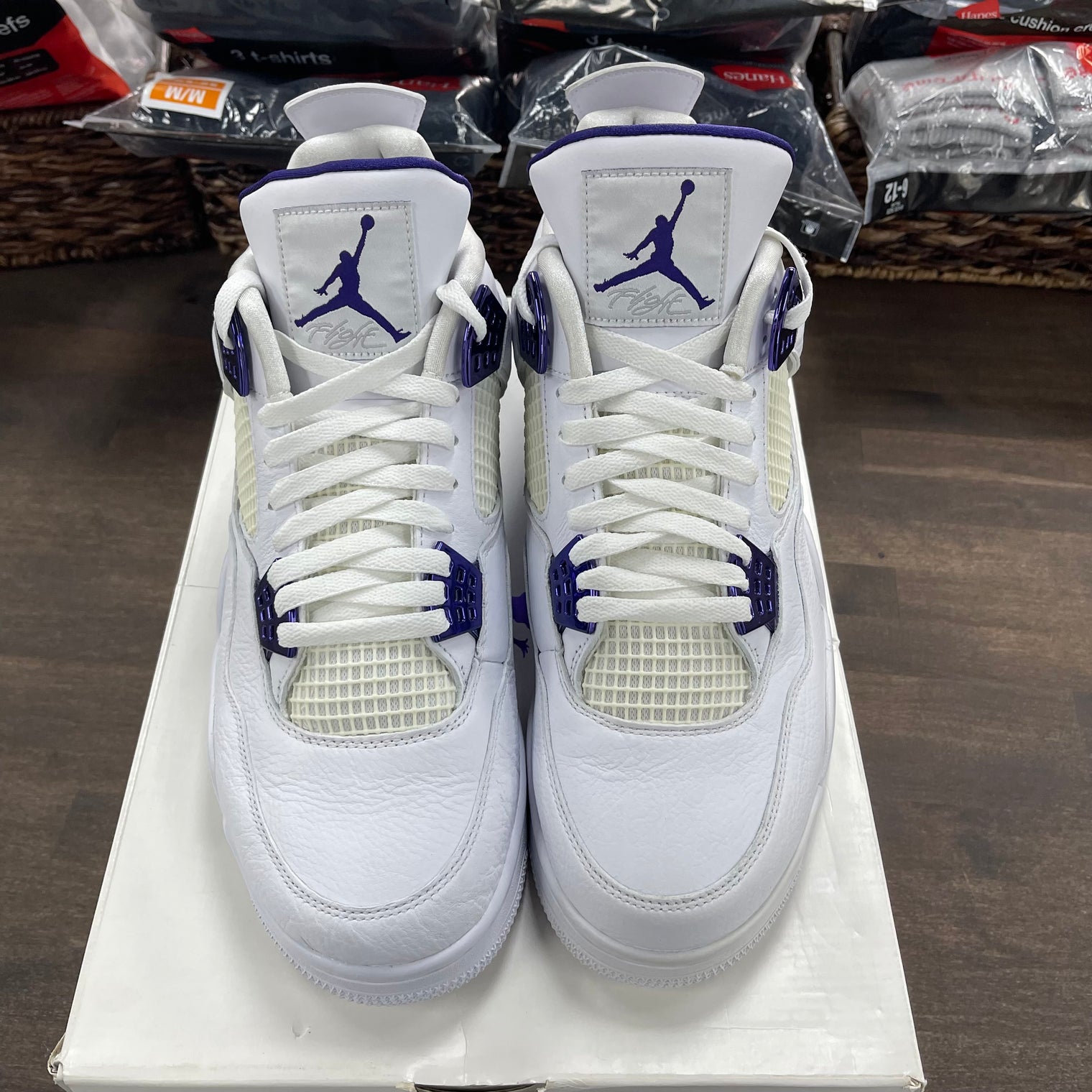 Metallic Purple Jordan 4 Retro (USED)
