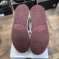 Split Beach Cherrywood Red Jordan 1 Mid SE (W) (USED)