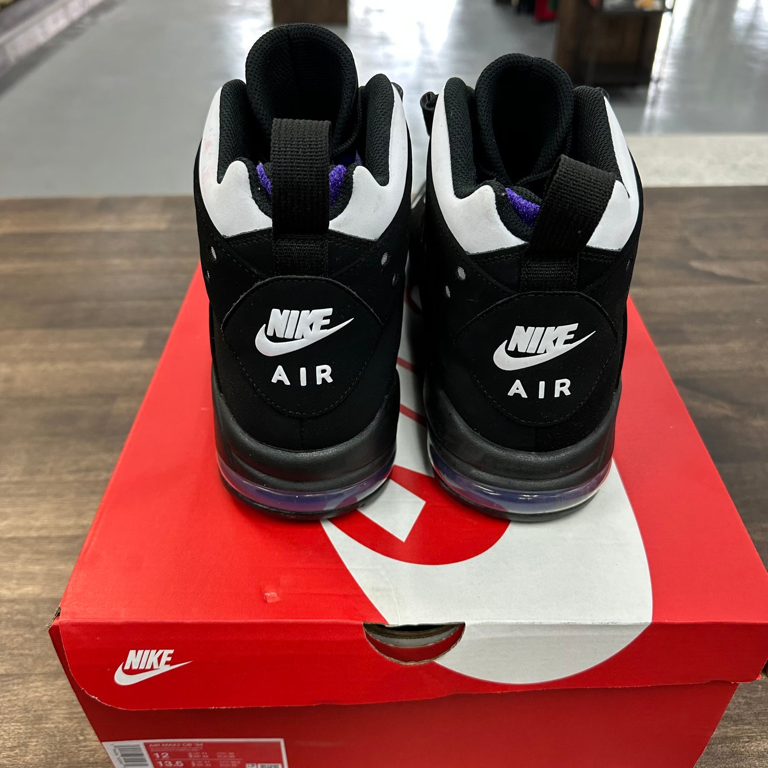 Black White Purple Air Max 2 BC 94 (USED)