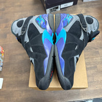 Aqua Jordan 8 Retro (Lightly Worn, No Box)