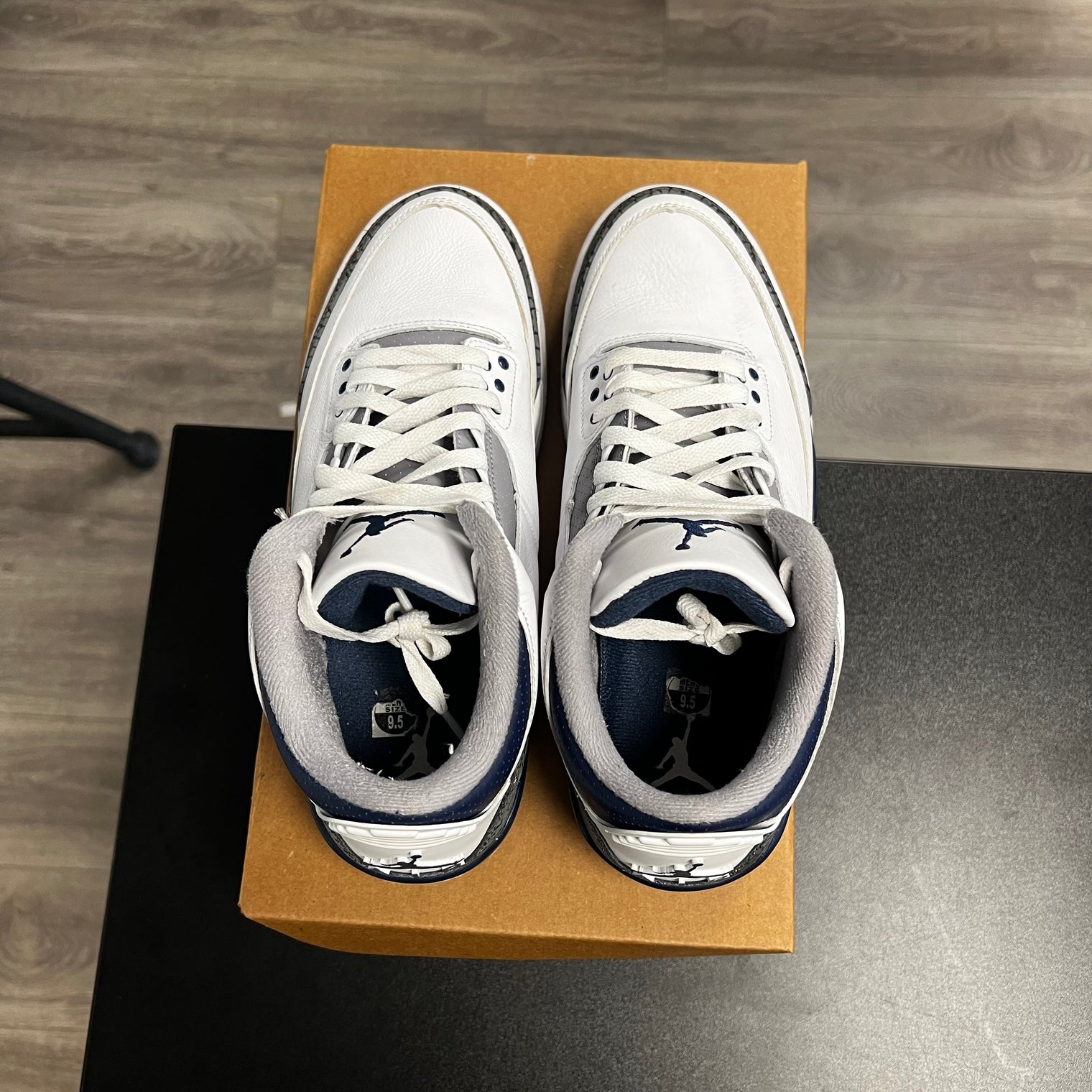 Midnight Navy Jordan 3 (USED, No Box)