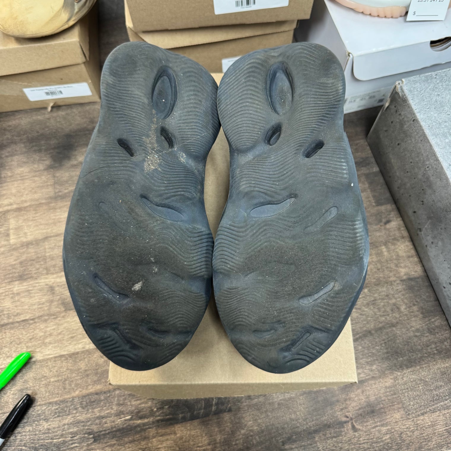 Mineral Blue Yeezy Foam RNNR (USED, No Box)