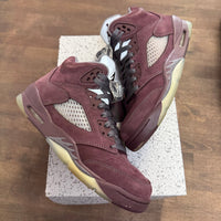 Burgundy Jordan 5 Retro (GS) (USED)