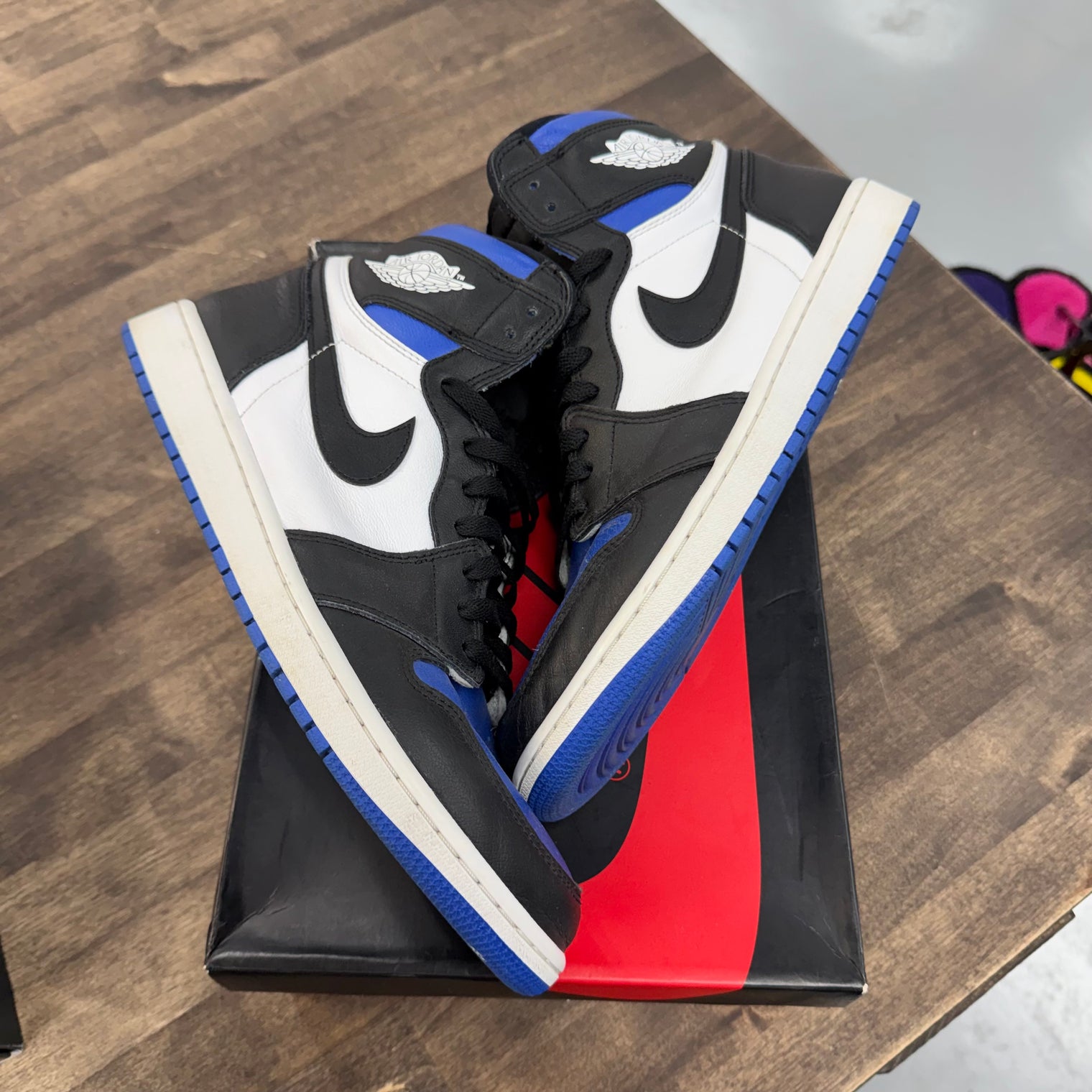 Royal Toe Jordan 1 Retro High (USED)
