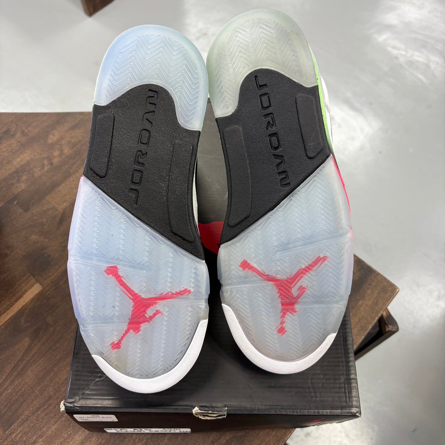Poison All Star Jordan 5 (Lightly Worn)