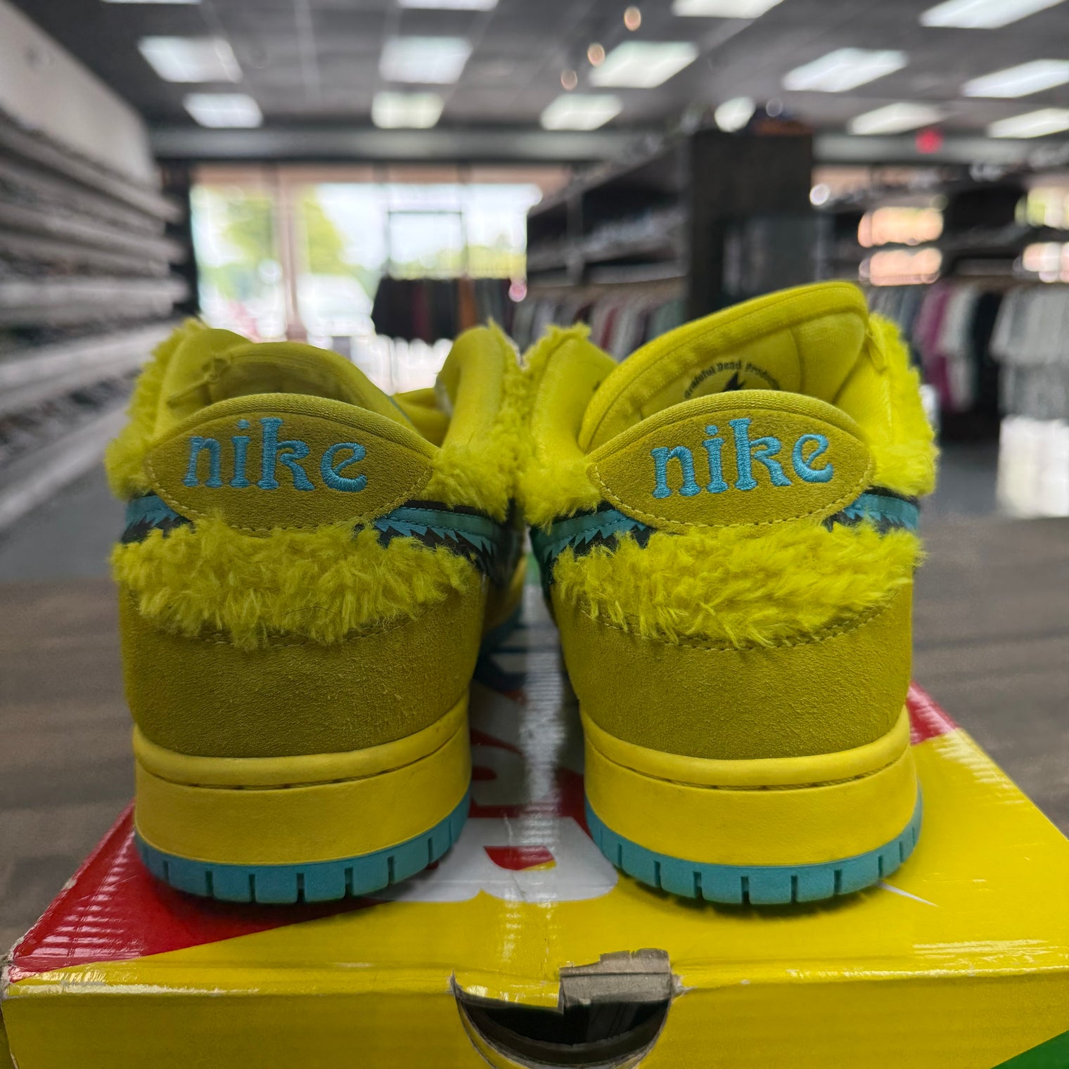 Grateful Dead Bears Opti Yellow SB Dunk Low (USED)