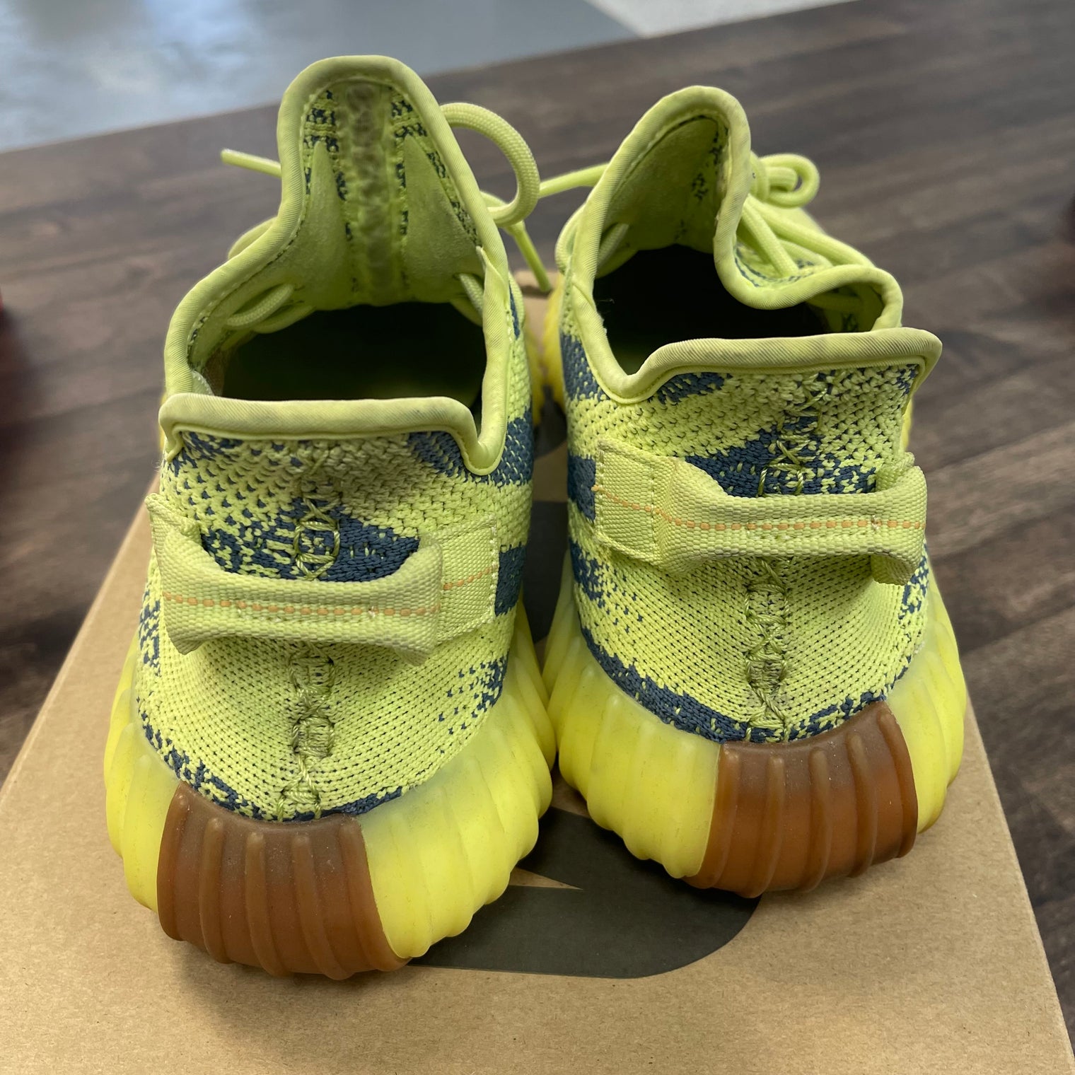 Semi Frozen Yellow Yeezy 350 (USED)