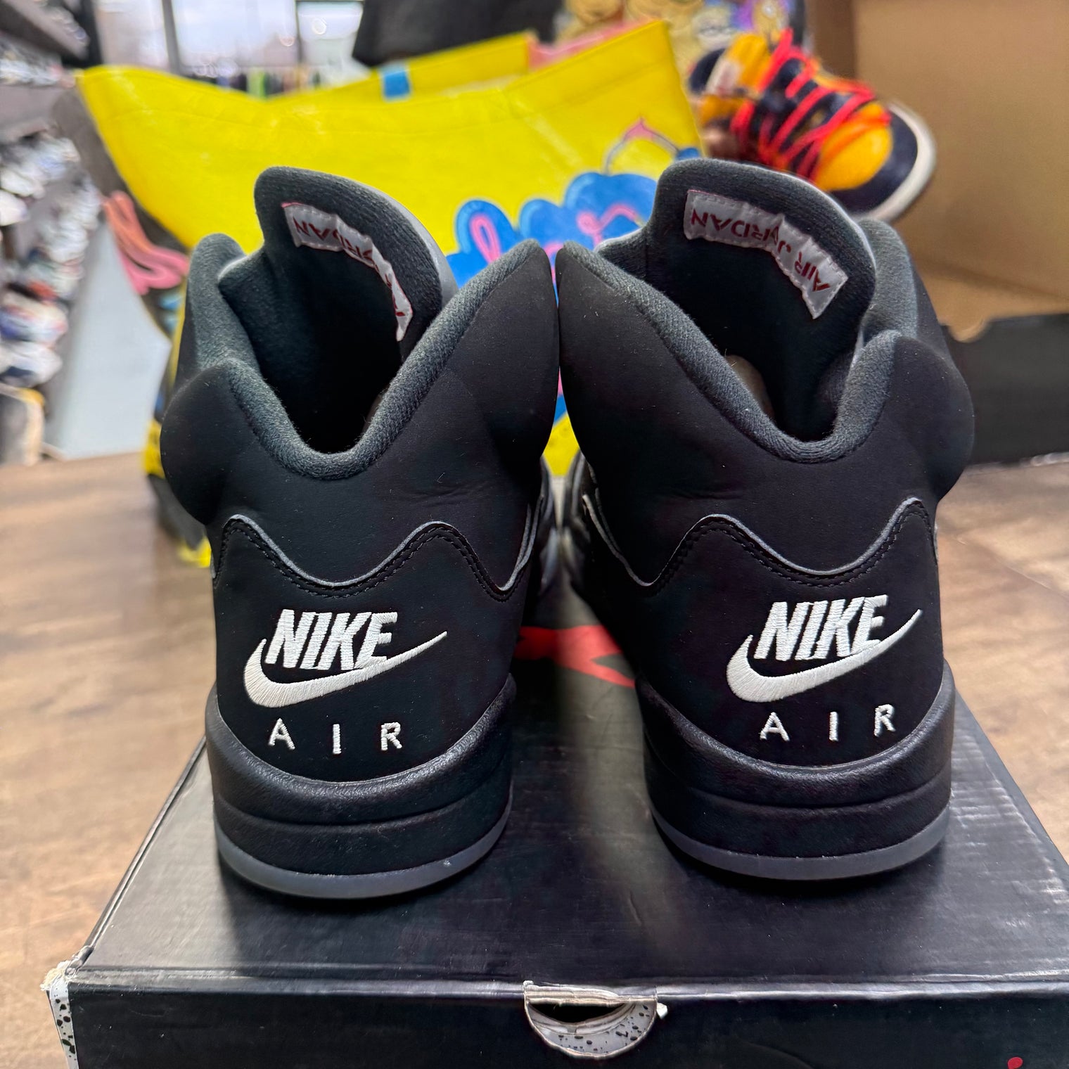 Black Metallic Silver Jordan 5 Retro (2016) (USED, Replacement Box)