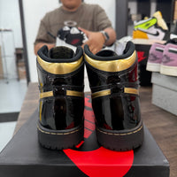 Black Metallic Gold Jordan 1 High (GS) (USED)